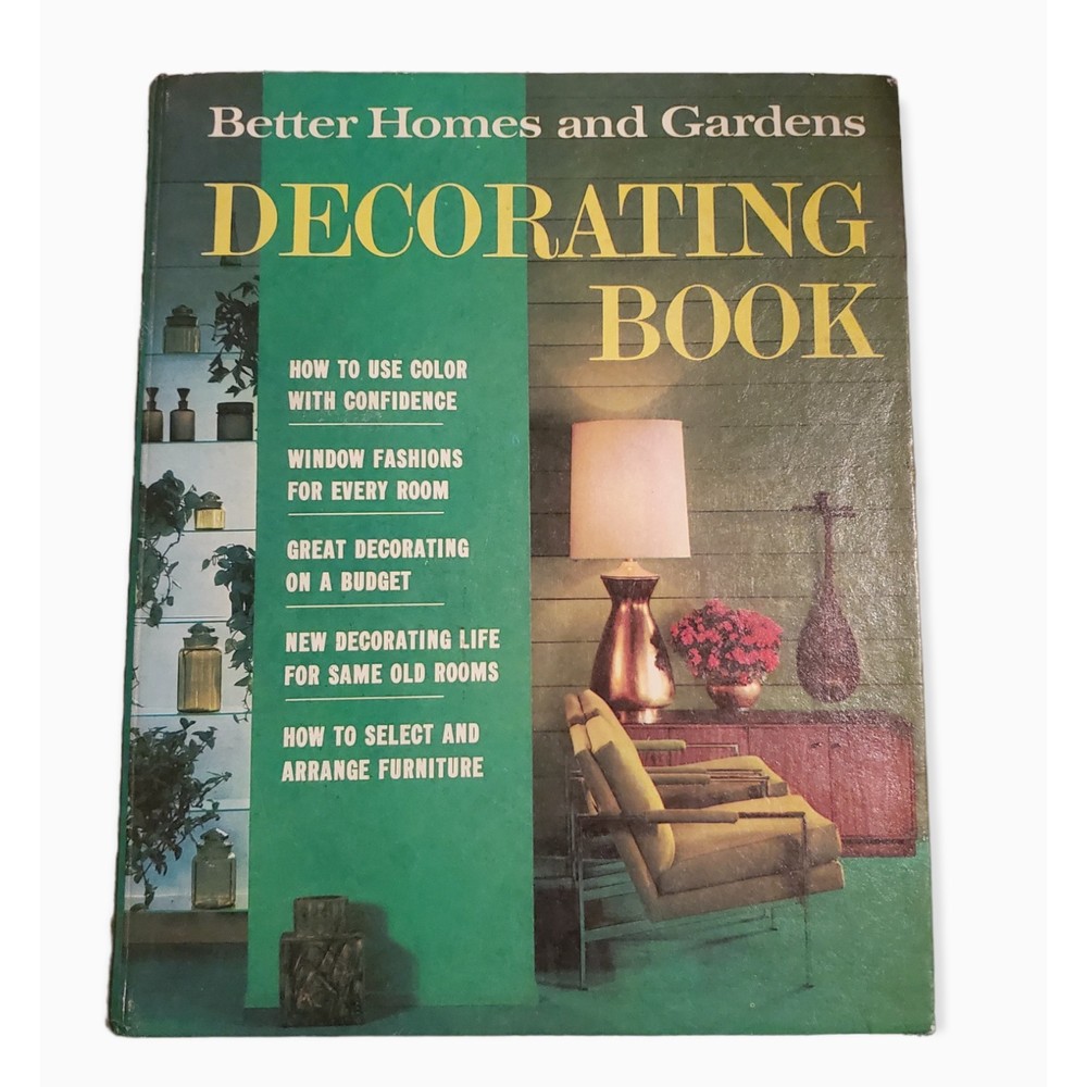Better Homes and Gardens Decorating Book 1968 Mid Century Design Furniture